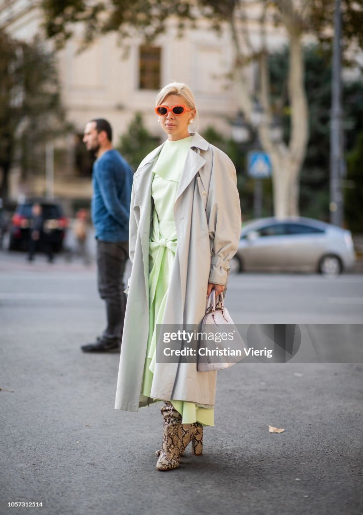 Street Style - Mercedes-Benz Tbilisi Fashion Week - November 4, 2018