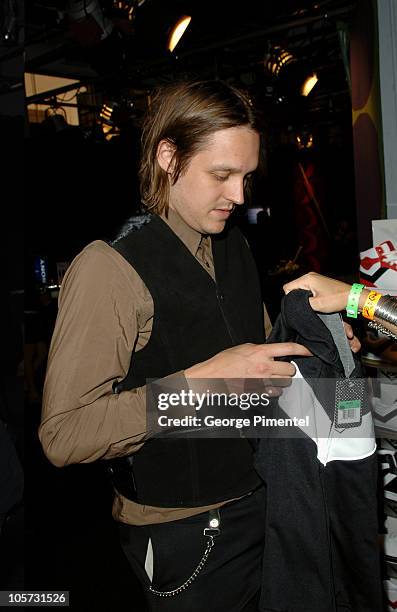 Win Butler of Arcade Fire during 2005 MuchMusic Video Awards - Gift Bag Lounge Day 1 at CHUM CITY TV Building in Toronto, Ontario, Canada.