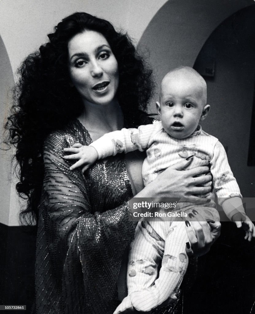 Cher at Home with Elijah Blue Allman - March 9, 1977