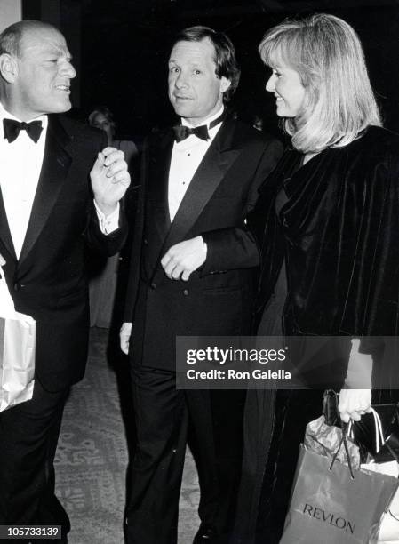 Barry Diller, Michael Ovitz and Judy Ovtiz during Third Annual Fire & Ice Ball at Beverly Hilton Hotel in Beverly Hills, California, United States.