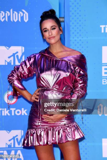 Rita Pereira attends the MTV EMAs 2018 on November 4, 2018 in Bilbao, Spain.
