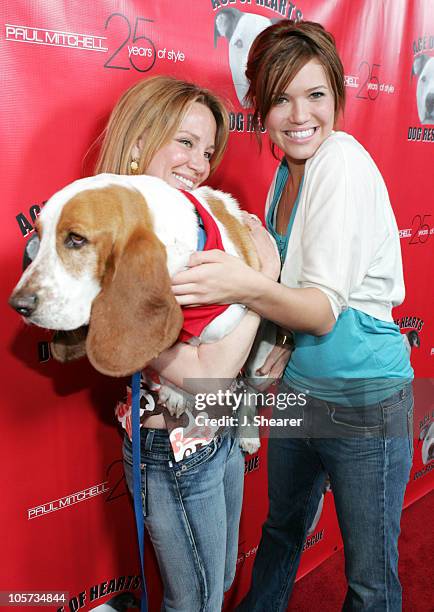 Kari Whitman and Mandy Moore during Ace of Hearts' First Annual Hollywood Dog Bowl Hosted by Mandy Moore at Lucky Strike Lanes in Hollywood,...