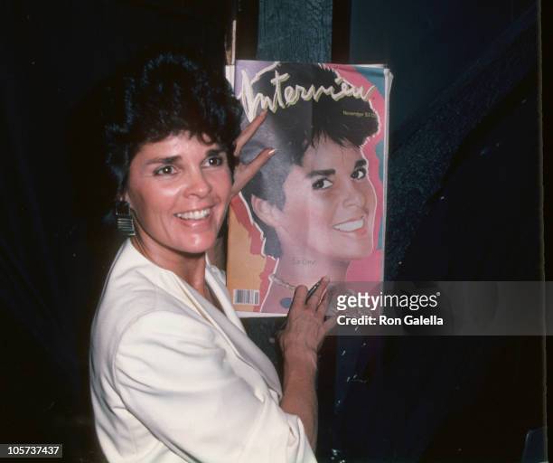 Ali MacGraw during Interview Magazine Party Honors New Cover Girl Ali MacGraw at Limelight Entertainment Complex in Atlanta, Georgia, United States.