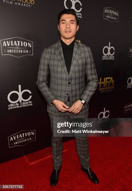 Henry Golding attends the 22nd Annual Hollywood Film Awards at The Beverly Hilton Hotel on November 4, 2018 in Beverly Hills, California.