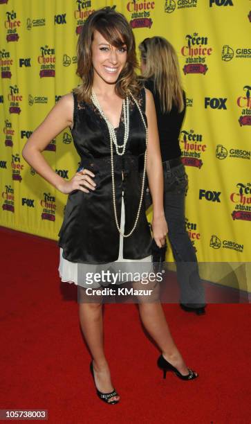 Haylie Duff during 2005 Teen Choice Awards - Red Carpet at Gibson Amphitheatre in Universal City, California, United States.