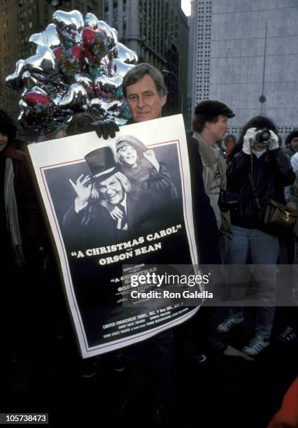 Orson Bean during Macy's Thanksgiving Day Parade - November 25, 1982 at Columbus Circle in New York City, New York, United States.