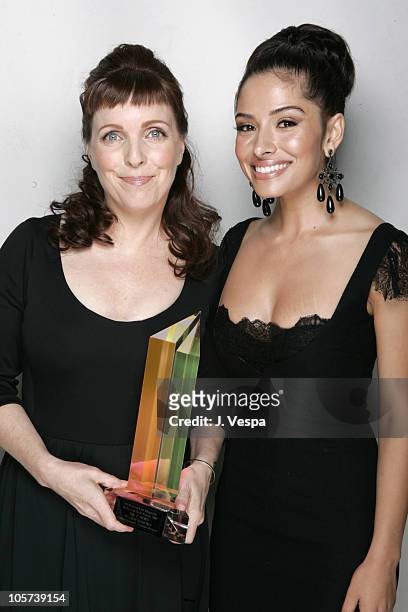 Cynthia Summers and Sarah Shahi during Movieline Hollywood Life's Hollywood Style Awards - Portraits at Pacific Design Center in West Hollywood,...