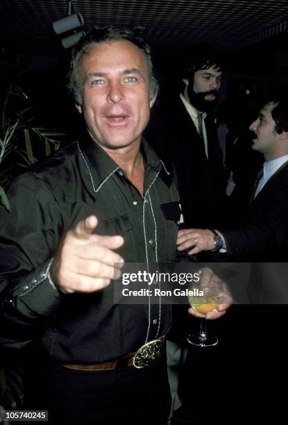 Robert Conrad during "Wrong is Right" Premiere Party - March 24, 1982 at Greenery Restaurant in New York City, New York, United States.