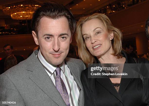 Alan Cumming and Jessica Lange during 16th Annual GLAAD Media Awards - Audience at Mariott Marquis in New York City, New York, United States.