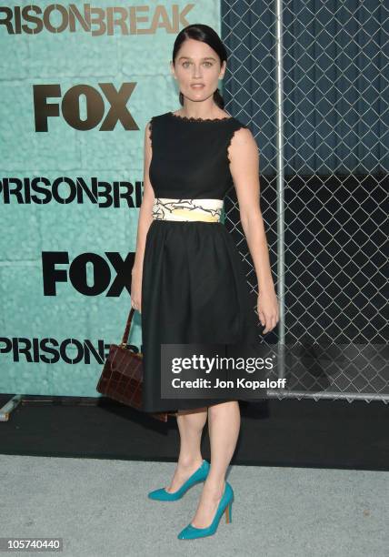 Robin Tunney during "Prison Break" Launch Party - Arrivals at Hangar 8 - Santa Monica Airport in Santa Monica, California, United States.