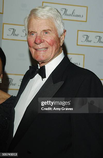 Peter Graves during Debbie Reynolds and Ruta Lee Host The Thalians 50th Anniversary at The Hyatt Regency Century Plaza Hotel in Century City,...