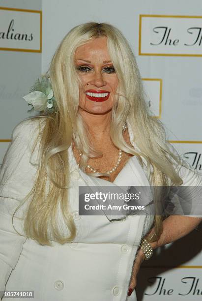 Mamie Van Doren during Debbie Reynolds and Ruta Lee Host The Thalians 50th Anniversary at The Hyatt Regency Century Plaza Hotel in Century City,...