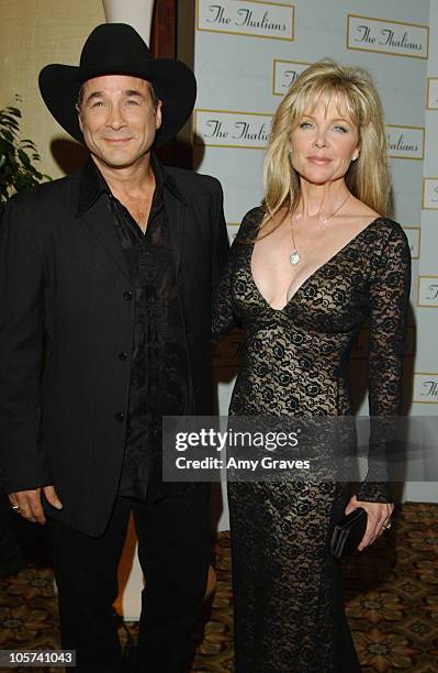 Clint Black and Lisa Hartman Black during Debbie Reynolds and Ruta Lee Host The Thalians 50th Anniversary at The Hyatt Regency Century Plaza Hotel in...