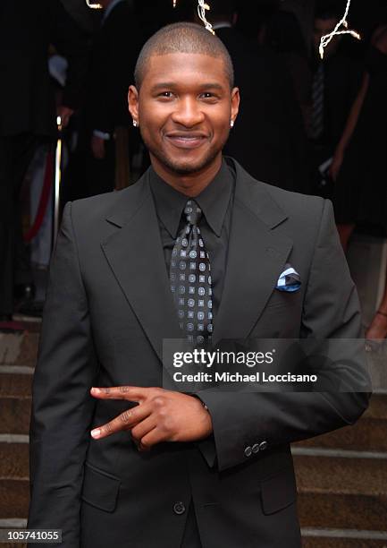 Usher during Usher Hosts a Fundraiser for His New Look Foundation at Capitale in New York City, New York, United States.