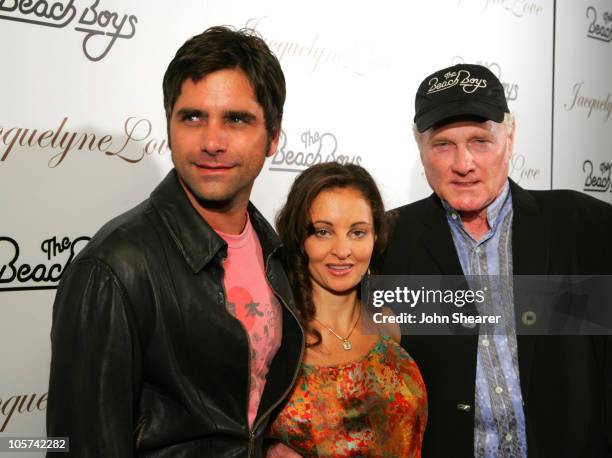 John Stamos, Jacquelyne Love and Mike Love during "Fashion for Passion" Featuring the Beach Boys - Arrivals at The Cabana Club in Hollywood,...