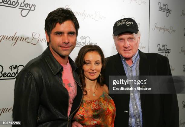 John Stamos, Jacquelyne Love and Mike Love during "Fashion for Passion" Featuring the Beach Boys - Arrivals at The Cabana Club in Hollywood,...