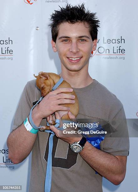 Justin Berfield during Nuts for Mutts Celebrity Judged Dog Show at Pierce College in Woodland Hills, California, United States.