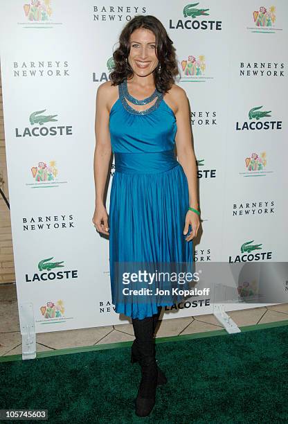 Lisa Edelstein during LaCoste and Barneys New York Unveil Celebrity Customized Polos at Barneys in Beverly Hills, California, United States.