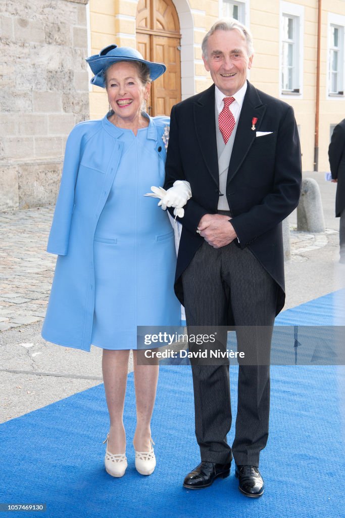 Wedding of Duchess Sophie Of Wurttemberg And Count Maximilian Of Andigne At Tegernsee Castle