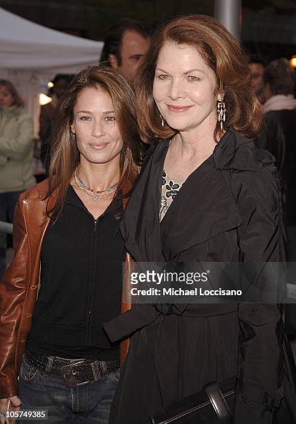 Julie Warner, producer, and Lois Chiles during 4th Annual Tribeca Film Festival - "Special Thanks To Roy London" World Premiere at Regal Battery Park...