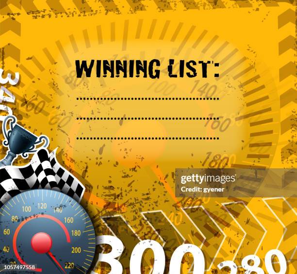 racing finish list - 2009 chinese grand prix thompson podium stock illustrations