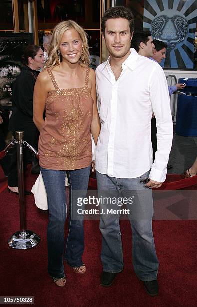 Erin Bartlett and Oliver Hudson during "The Skeleton Key" Los Angeles Premiere - Arrivals at Universal City Walk in Universal City, California,...