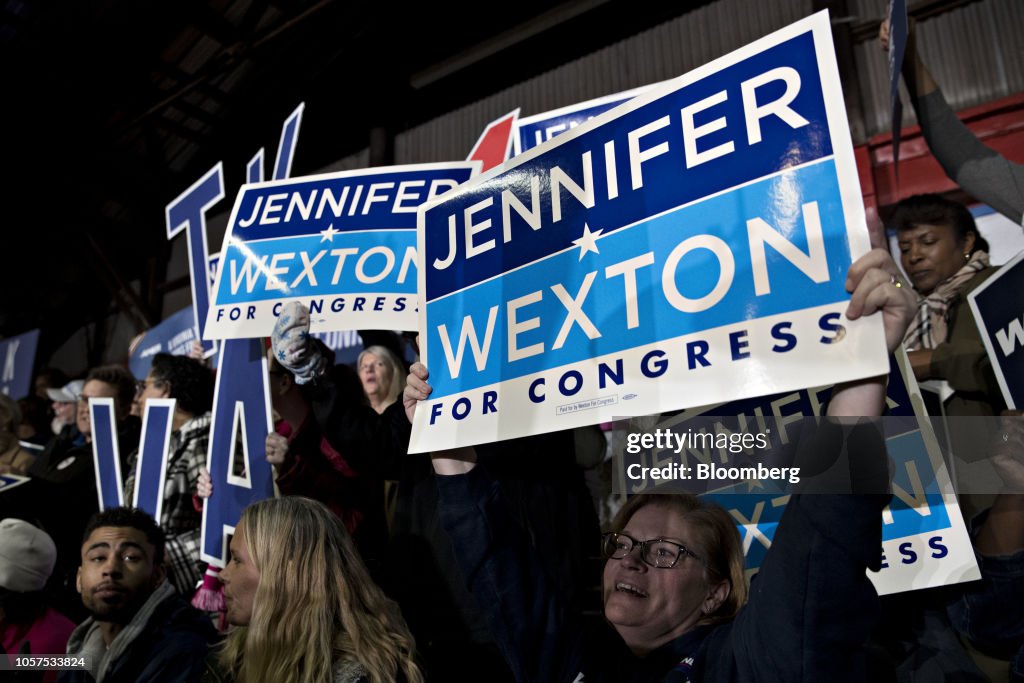 Democratic U.S. House Candidate Jennifer Wexton Campaigns With Senator Kaine Ahead Of Midterm Election