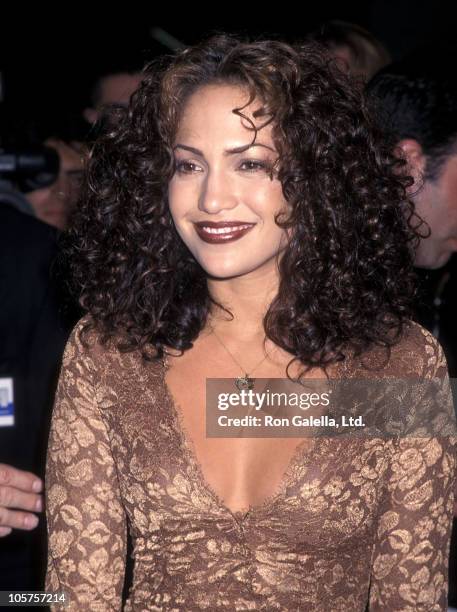 Actress Jennifer Lopez attends the "Anaconda" Westwood Premiere on April 7, 1997 at Mann Village Theatre in Westwood, California.