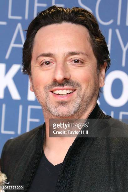 Sergey Brin attends the 7th Annual Breakthrough Prize Ceremony at NASA Ames Research Center on November 4, 2018 in Mountain View, California.
