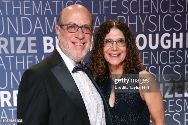 Edward Zuckerberg and Karen Kempner attend the 7th Annual Breakthrough Prize Ceremony at NASA Ames Research Center on November 4, 2018 in Mountain...