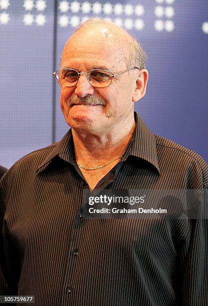 Inductee to the Sport Australia Hall Of Fame Alex Jesaulenko poses during a press conference ahead of the 2010 Sport Australia Hall of Fame Induction...