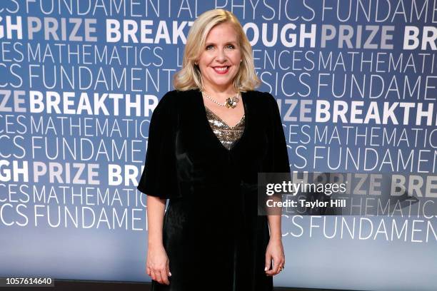 Lucy Hawking attends the 7th Annual Breakthrough Prize Ceremony at NASA Ames Research Center on November 4, 2018 in Mountain View, California.