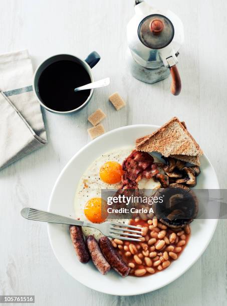 english table - english breakfast stock pictures, royalty-free photos & images