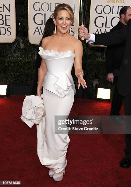 Actress Kate Hudson attends the 67th Annual Golden Globes Awards at The Beverly Hilton Hotel on January 17, 2010 in Beverly Hills, California.