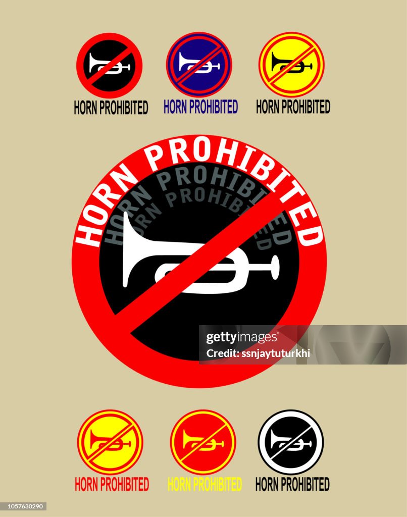 Cuerno de prohibido, muestra de camino
