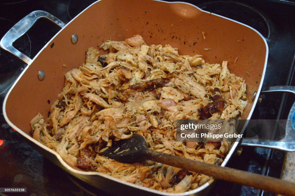 Pulled chicken