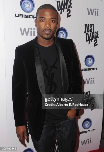 Singer Ray J arrives to the launch party for Ubisoft's "Just Dance 2" on October 19, 2010 in Hollywood, California.