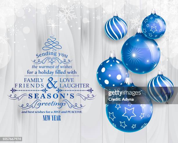 holiday greeting - christmas table stock illustrations