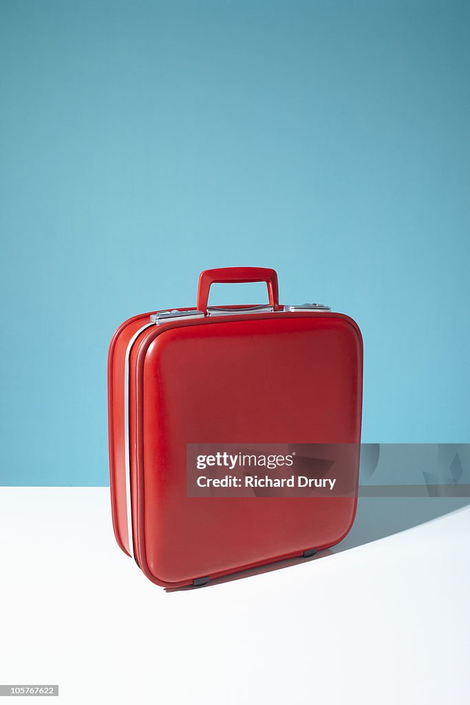 Red suitcase