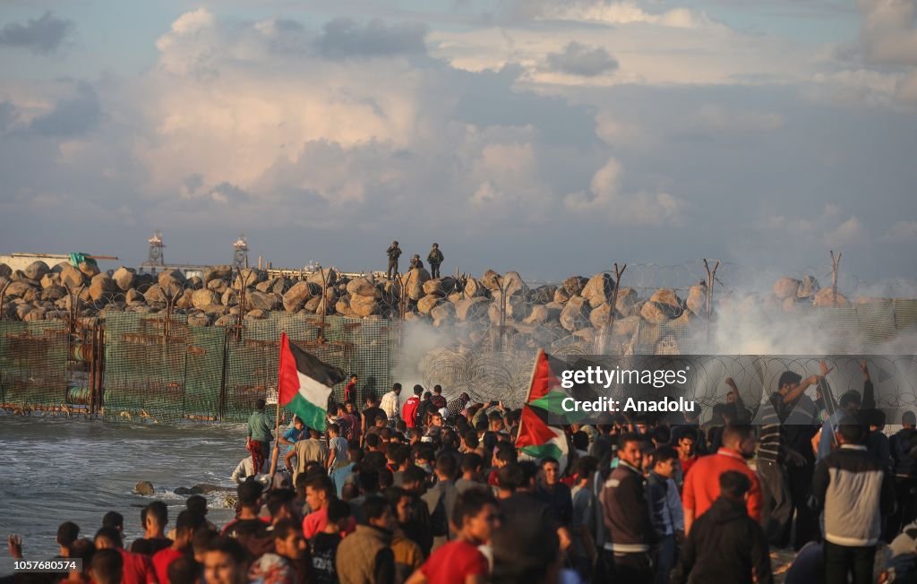 Maritime demonstration in Gaza