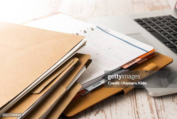 desk. - office still life stock pictures, royalty-free photos & images