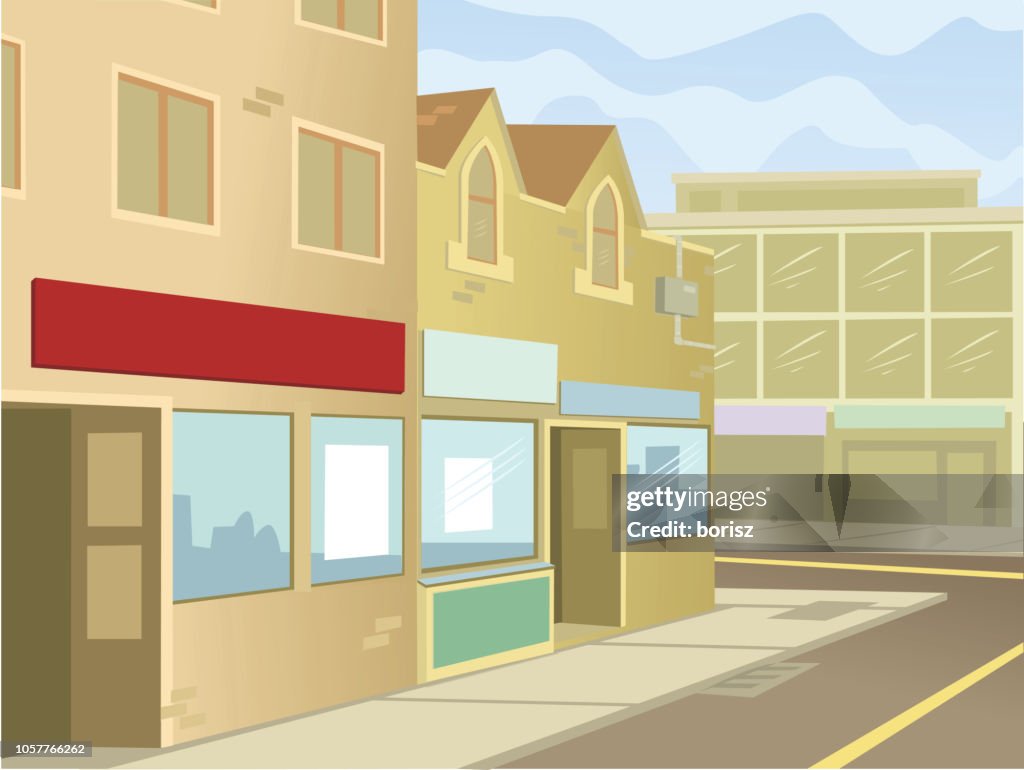 Urban street background