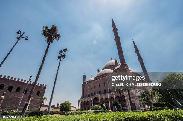 Picture taken on July 17 shows the Muhammad Ali mosque situated in the Citadel of Cairo in the Egyptian capital. Packed with ornate monuments,...