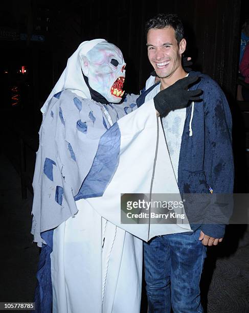 Personality Frank Meli attends Knott's Scary Farm on October 14, 2010 in Buena Park, California.