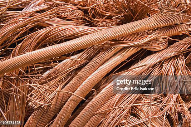 recycled copper - copper stock pictures, royalty-free photos & images