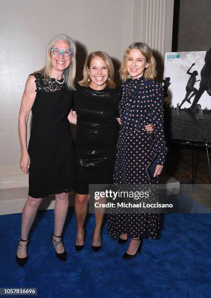 Worldwide Orphans Foundation CEO and President Dr. Jane Aronson, Katie Couric, and Naomi Watts attend the Worldwide Orphans 14th Annual Gala at...