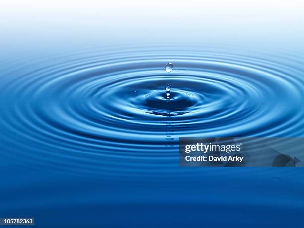 ripples in water - water conservation stock pictures, royalty-free photos & images