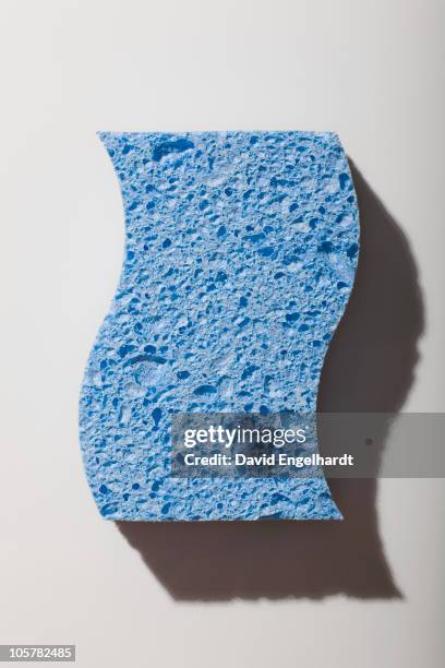 blue sponge - pore stock pictures, royalty-free photos & images