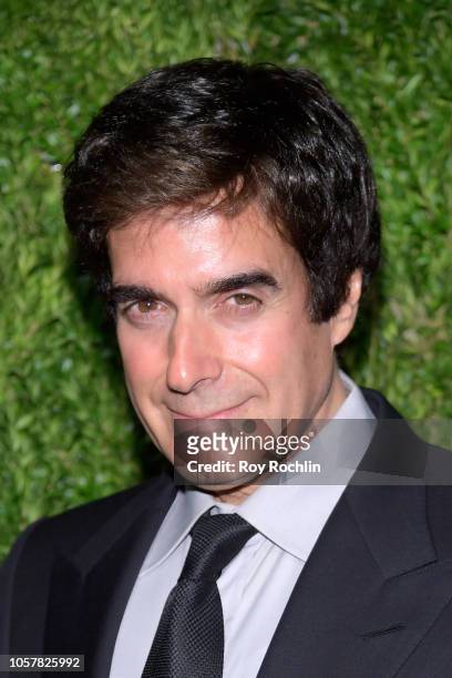 David Copperfield attends the CFDA / Vogue Fashion Fund 15th Anniversary Event at Brooklyn Navy Yard on November 5, 2018 in Brooklyn, New York.