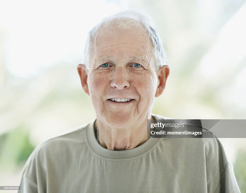 Smiling senior man